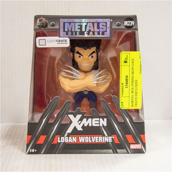 MARVEL WOLVERINE M239 LOOT CRATE EXCLUSIVE