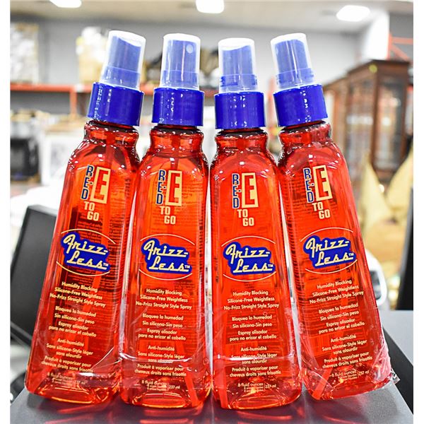 LOT OF 4 FRIZ LESS HUMIDITY BLOCKING NO FRIZ