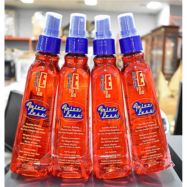 LOT OF 4 FRIZ LESS HUMIDITY BLOCKING NO FRIZ
