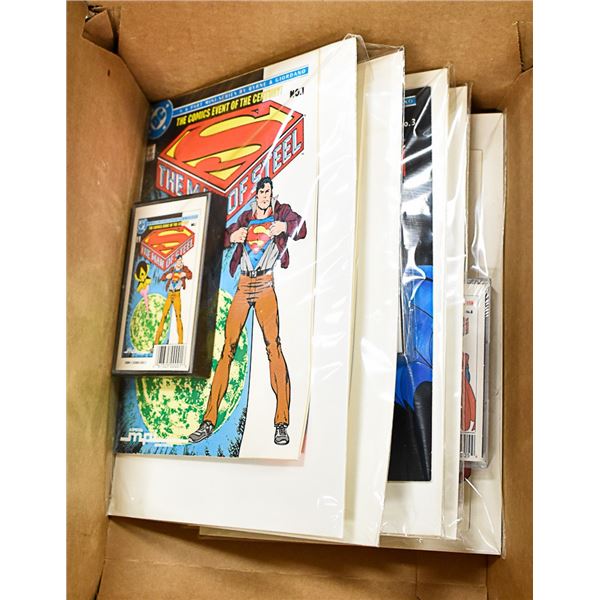 RARE SUPERMAN #1-6 CASSETTE, MINI COMICS COMPLETE