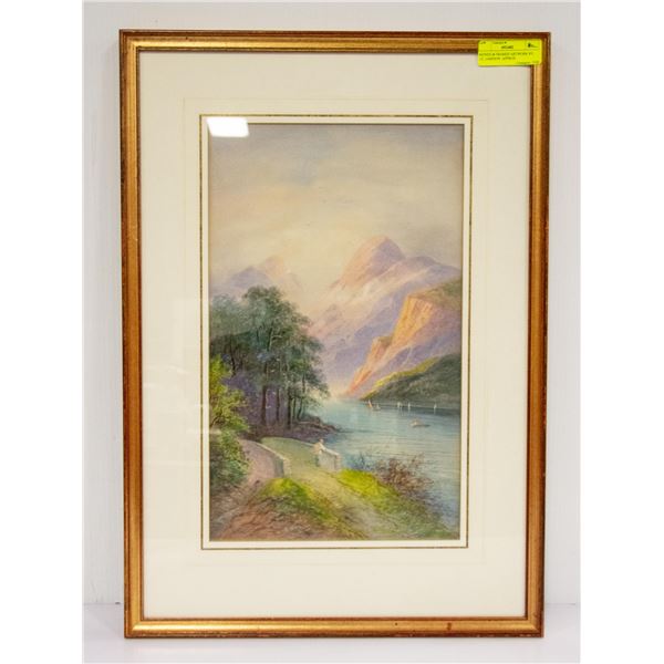 SIGNED & FRAMED ARTWORK BY: J.E. JAMESON  APPROX