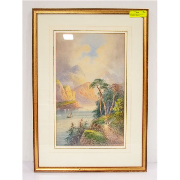 SIGNED & FRAMED ARTWORK BY: J.E. JAMESON  APPROX