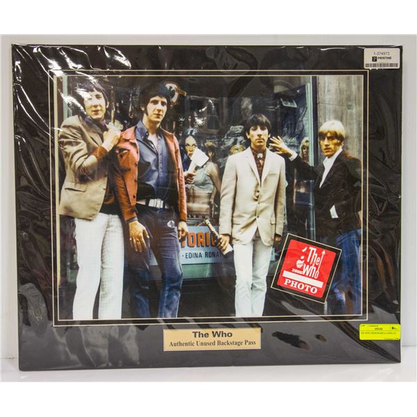 THE WHO MEMORABILIA DISPLAY