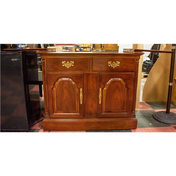 WOOD FOLD AWAY BUFFET BY: KENSINGTON 40" X 18" X