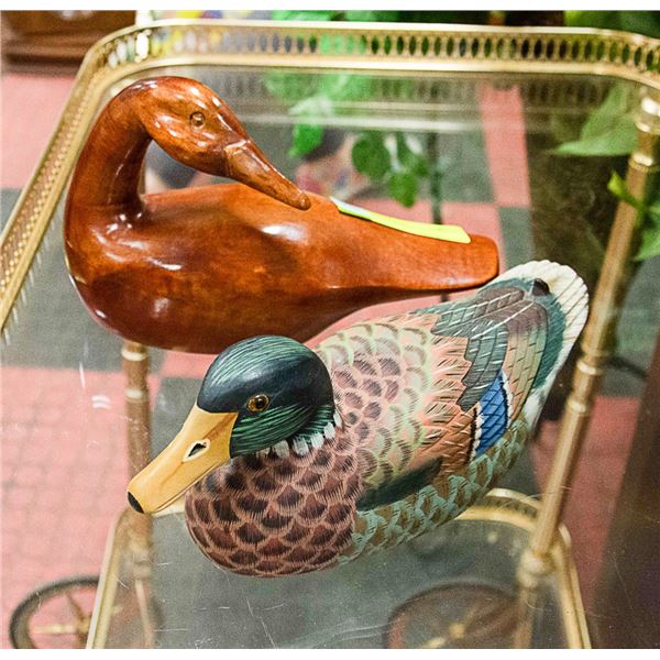 PAIR OF WOOD DUCKS