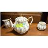 Image 1 : VINTAGE SATLER TEA POT AND CREAM AND SUGAR