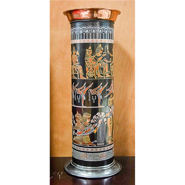EGYPTIAN HANDMADE COPPERWARE VASE
