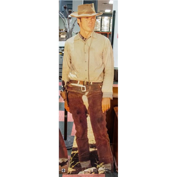LIFE SIZE CLINT EASTWOOD MARQUIS DISPLAY