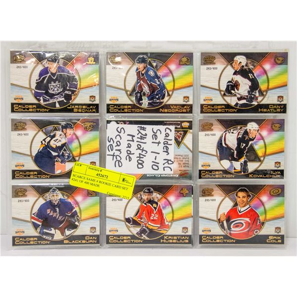 SCARCE SAME # ROOKIE CARD SET #241 OF 400 MADE