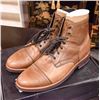 Image 1 : HANDMADE NATURAL CAPTAIN BOOT LEATHER SIZE 11.5
