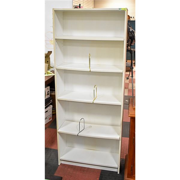 WHITE BOOK SHELF