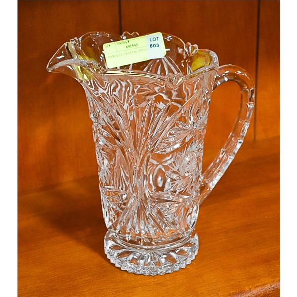 PINWHEEL CRYSTAL PITCHER