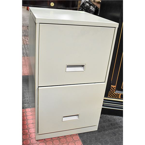 BIEGE FILING CABINET W/ 2 DRAWERS