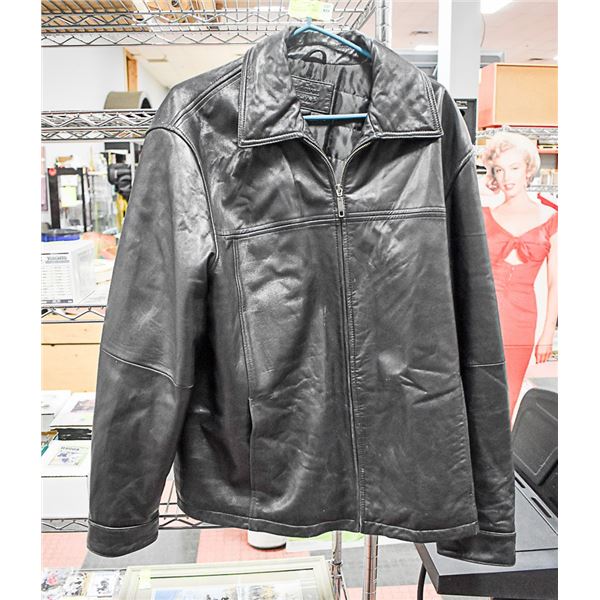 HAYES JACKET LEATHER LARGE
