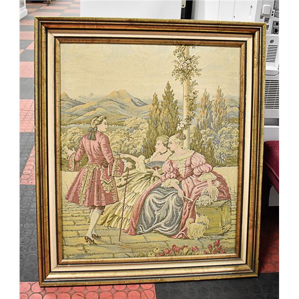 PETITE POINT NEEDLE WORK WALL ART