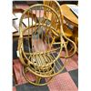 Image 1 : BROWN WICKER CHAIR W/O CUSHION