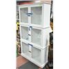 Image 1 : CHINA CABINET WHITE  GLASS DOOR