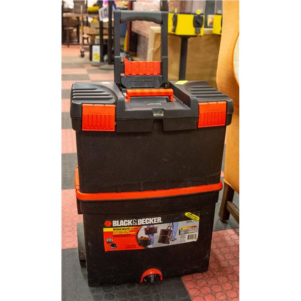 BLACK+DECKER PORTABLE TOOL CART/HANDLES +WHEELS