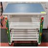 Image 1 : ROLLING KITCHEN COUNTER TOP & STORAGE CART