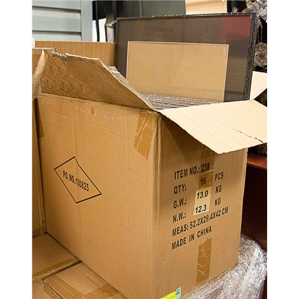 CASE OF 16-16" X 20" PICTURE FRAMES