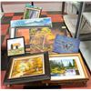 Image 1 : 10 ORIGINAL PAINTINGS VARIOUS ARTISTS AND SIZES