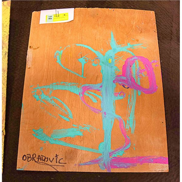 ORIGINAL PAINTING BY JUSTIN OBRADOVIC