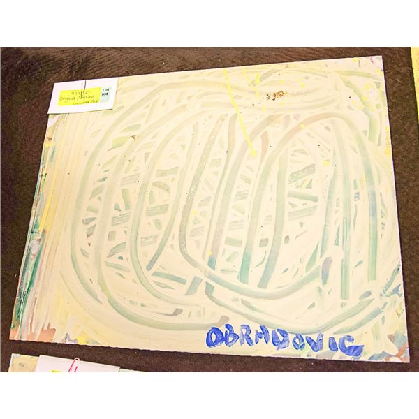 ORIGINAL PAINTING BY JUSTIN OBRADOVIC