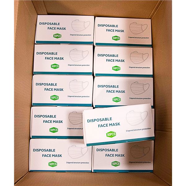 CASE WITH 50 BOXES OF 50 ( 250 TOTAL ) DISPOSABLE