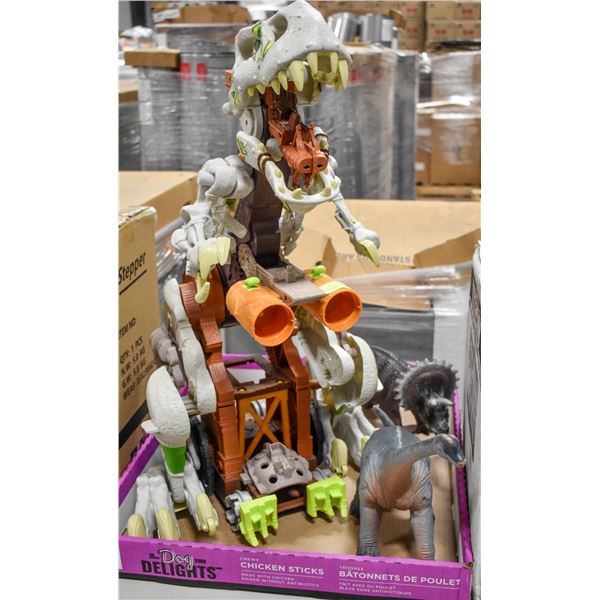 33 IN DINOSAUR,LIGHTS +SOUNDS,2 OTHER REPTILES
