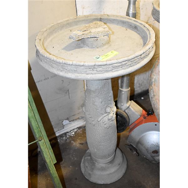 CONCRETE BIRDBATH 15" X 23"