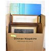 Image 1 : LARGE BOX WITH ESTATE COLLECTION OF FRAMED