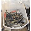 Image 1 : TOTE OF WELDING SUPPLIES