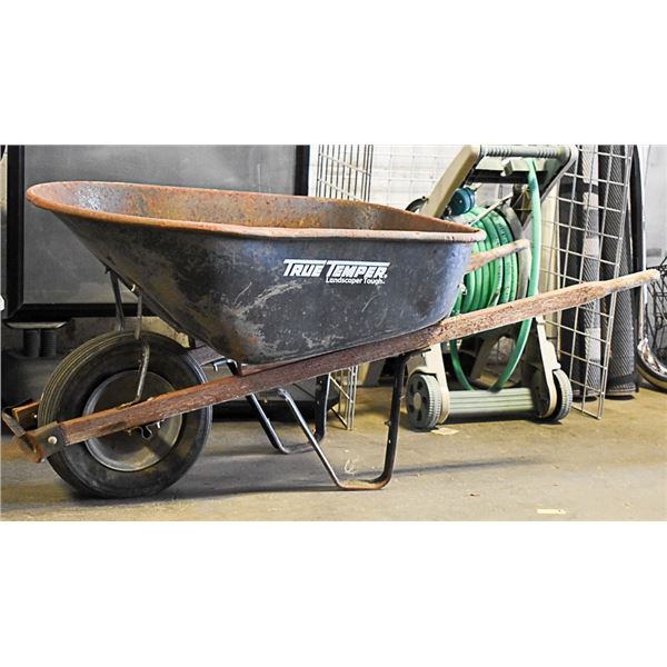 WHEELBARROW FOR FLOWER BED - TUBE SHOT