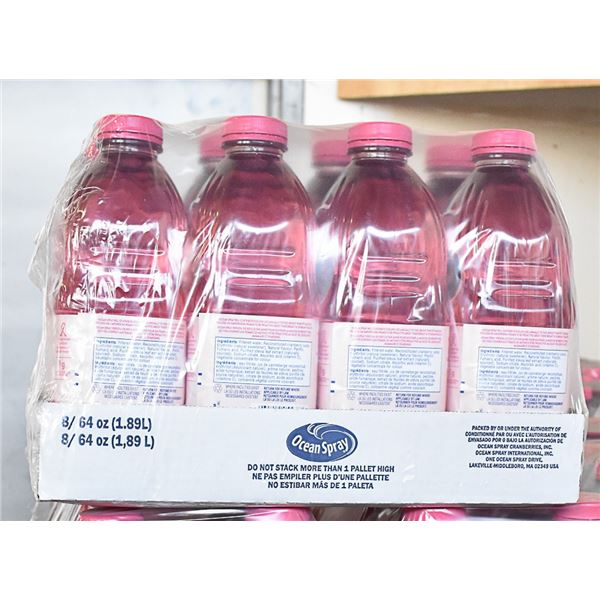 3 CASES OF OCEAN SPRAY DIET CRANBERRY JUICE