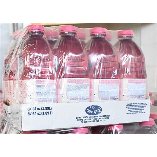 3 CASES OF OCEAN SPRAY DIET CRANBERRY JUICE