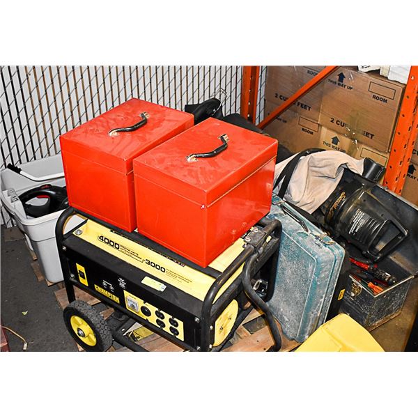 ESTATE PALLET OF POWER TOOLS AND GENERATOR...
