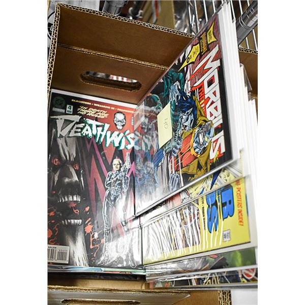 BOX OF 40 COMIC BOOKS FROM LIQUIDATION STORE