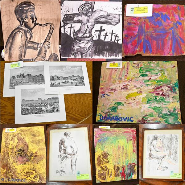 FEATURED ORIGINAL JUSTIN OBRADOVIC PAINTINGS