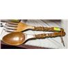 Image 1 : HANDCRAFTED WOODEN SPOON AND FORK