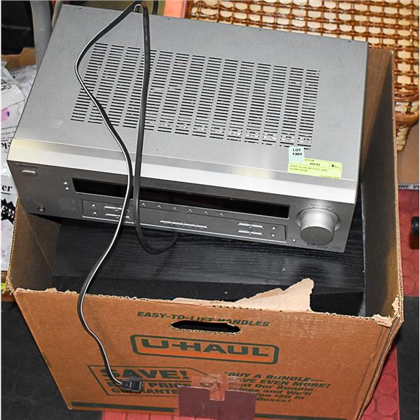 SONY AUDIO RECEIVER AND SUBWOOFER