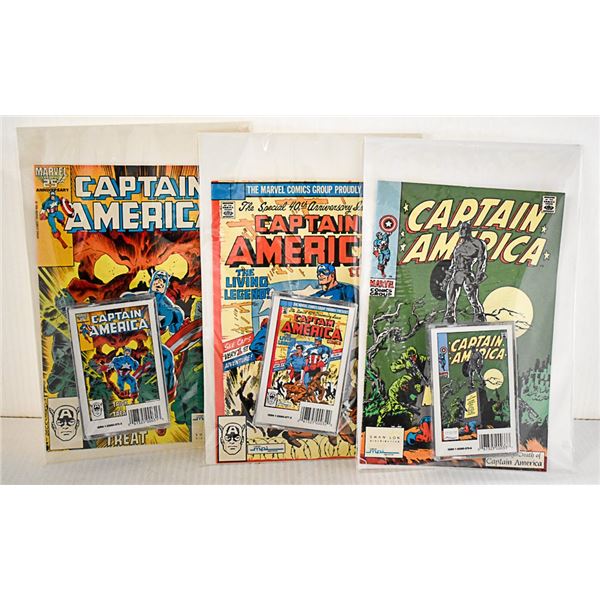 RARE CAPTAIN AMERICA 1-3 CASSETTE MINI COMICS