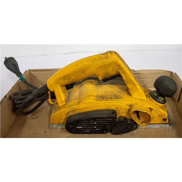 DEWALT ELECTRIC HAND PLANER