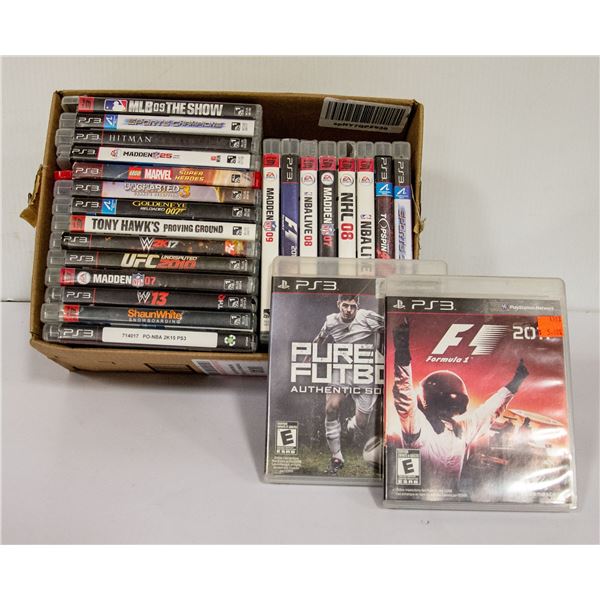 24 PLAYSTATION 3 VIDEO GAMES