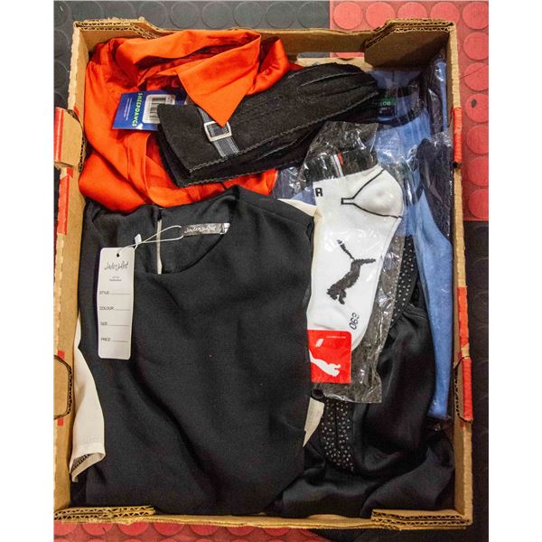 FLAT WITH NEW LADIES CLOTHING INCL. DRESS