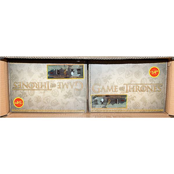 CASE WITH 4 GAME OF THRONES COLLECTIBLE SETS