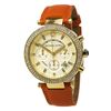 Image 4 : NEW MICHAEL KORS TRIPLE CHRONO GOLD TONE MSRP $289