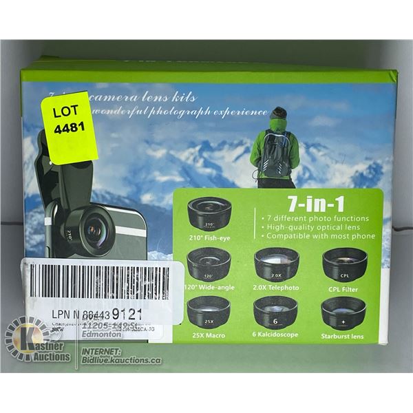 SEVEN IN ONE PHONE CAMERA LENS KIT