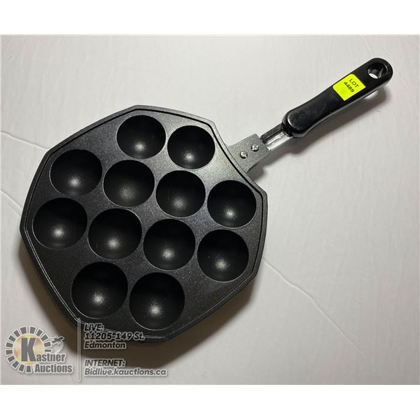 12 TAKOYAKI ALUMINUM NON STICK GRILL PAN