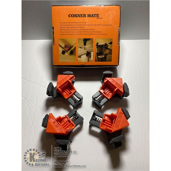 CORNER MATE SPRING CLAMP 4PCS SET 5-22MM