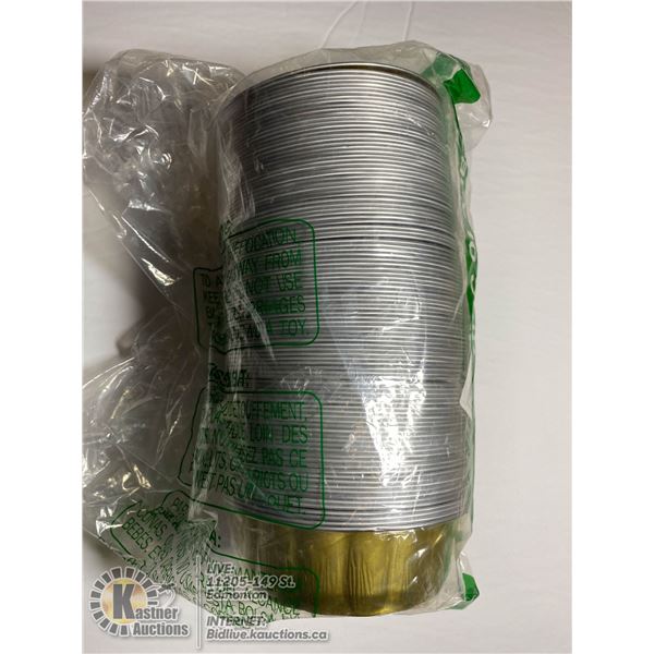 LARGE STACK OF 4" ALUMINUM PIE PLATES